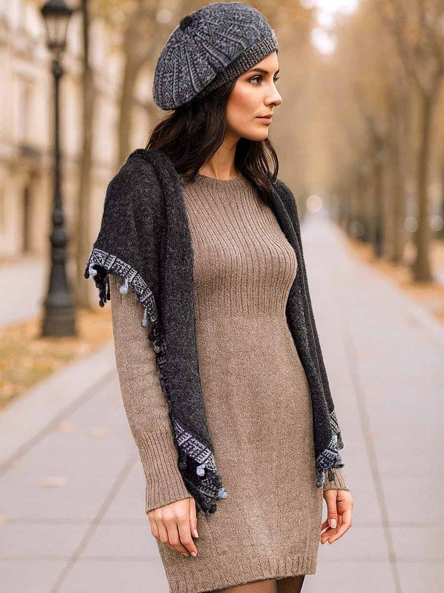 Modal Triangular Alpaca Shawls Triangular Alpaca Shawls